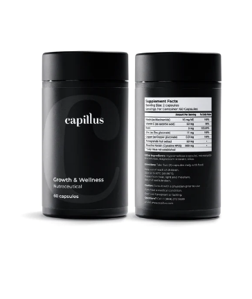 Hair/Skin/Nail Nutraceutical by Capillus (1 month supply)